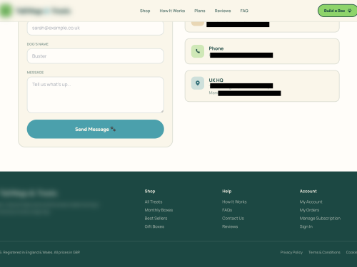 Final Box Builder CTA & Contact Portal
