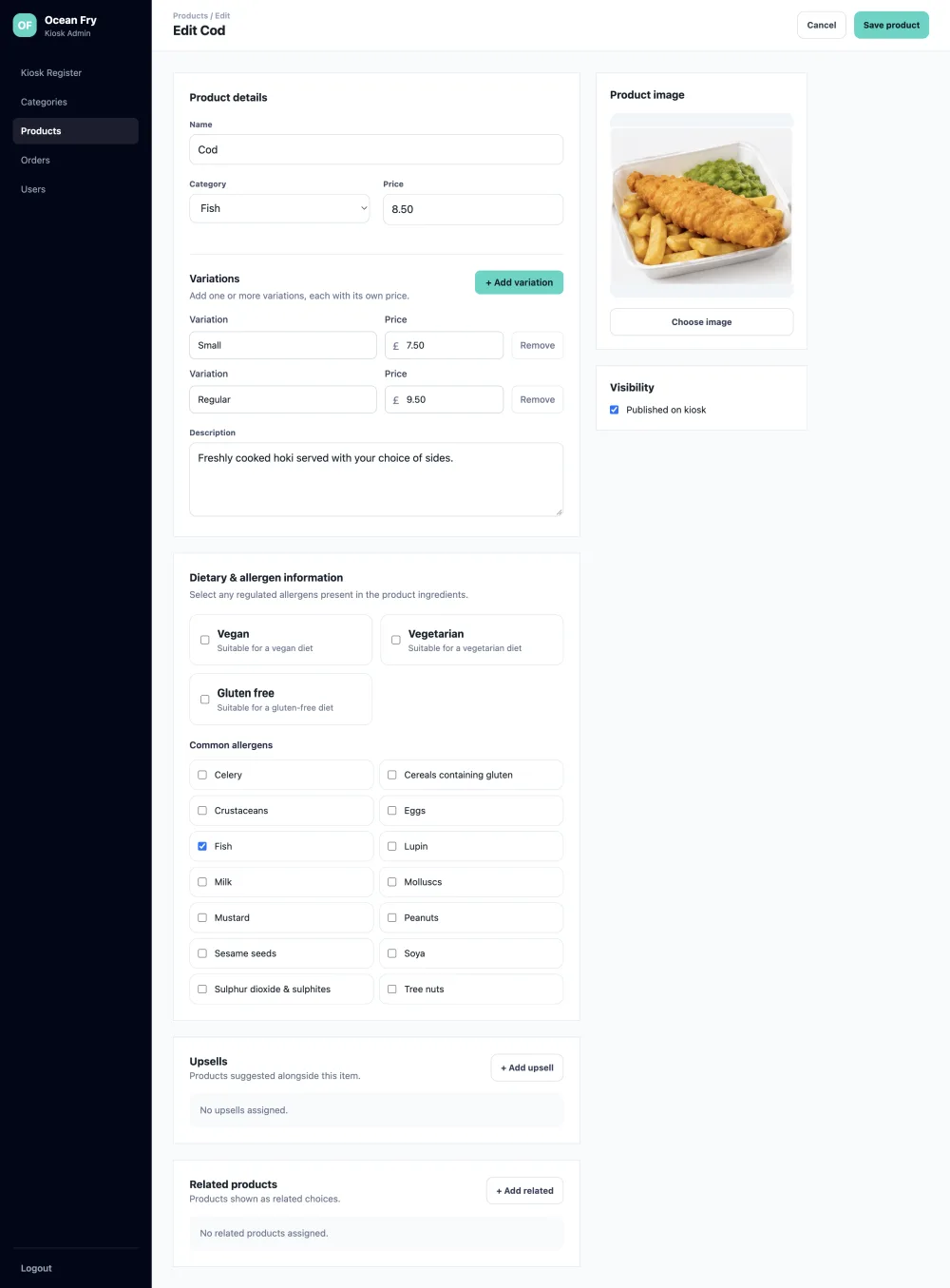 Edit Product