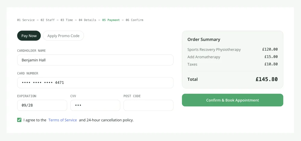 Payment & Reservation Policy