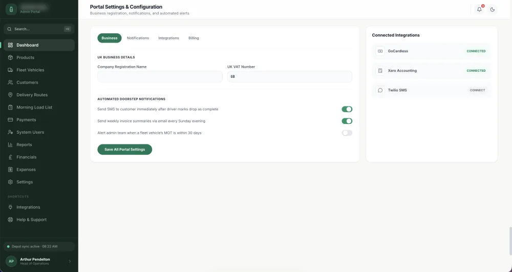 Settings & Configuration