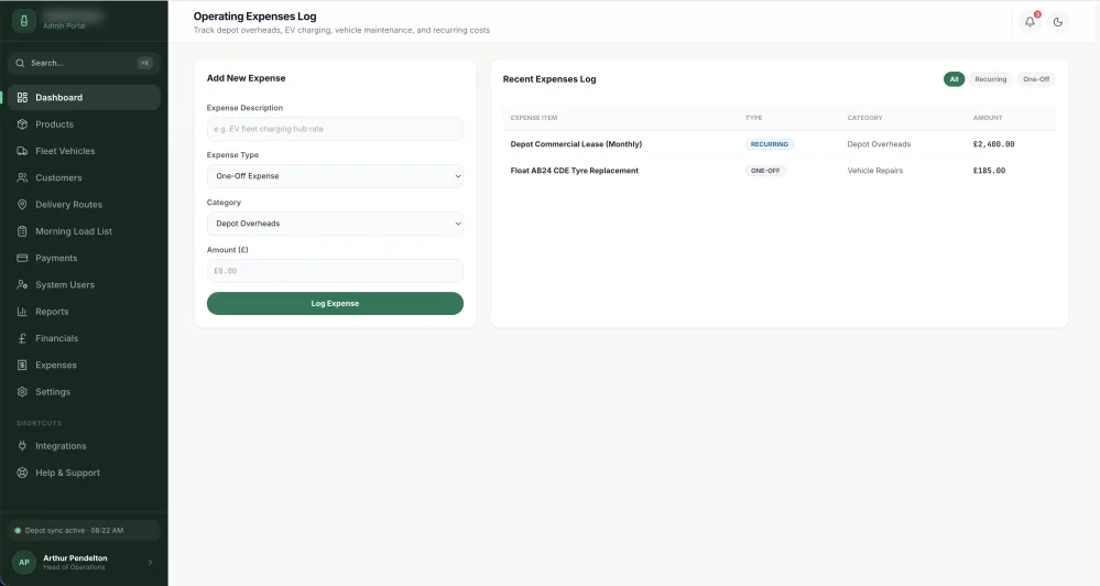 Expense Tracking