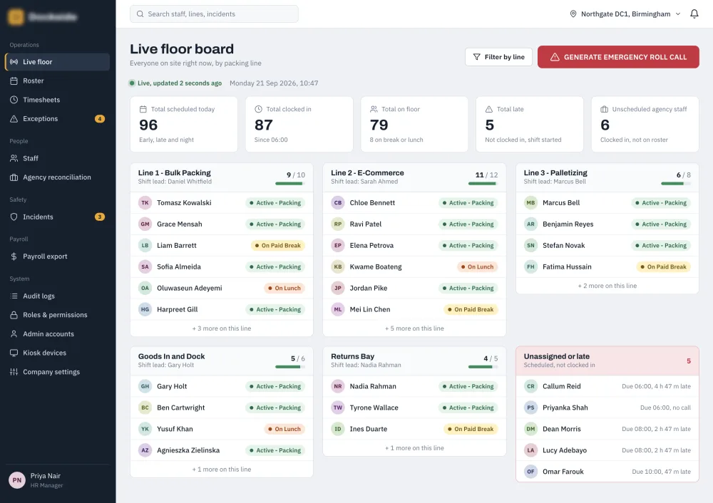 Live Floor Board