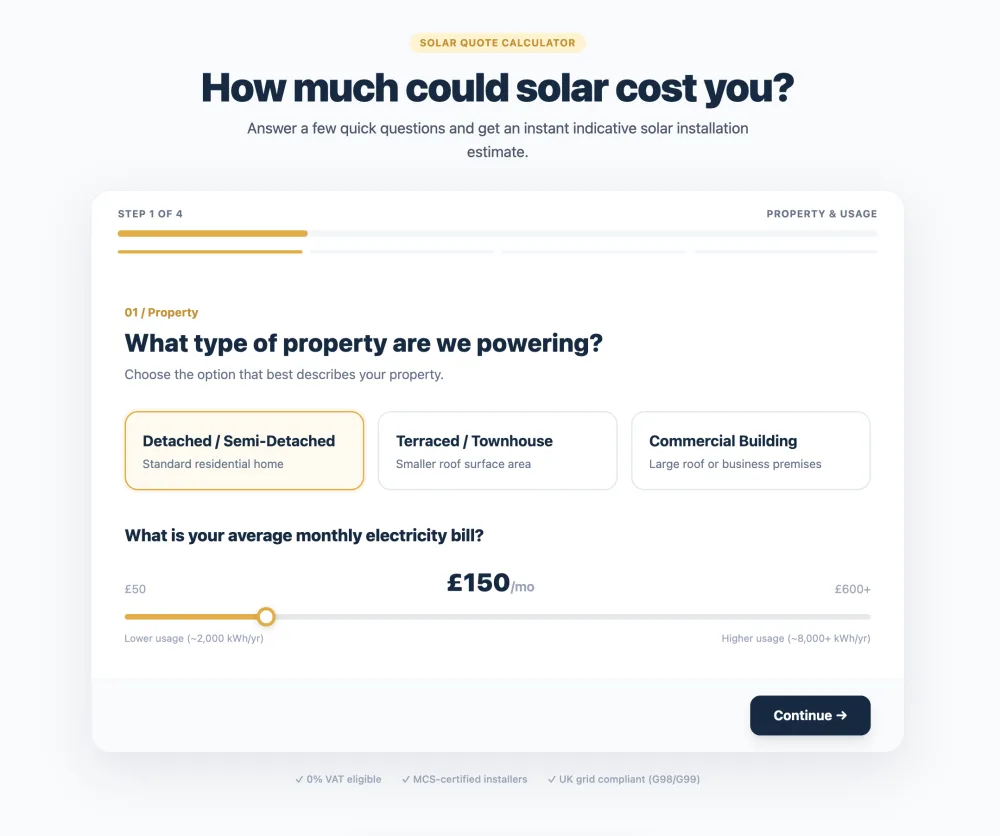Property & Bill Selector
