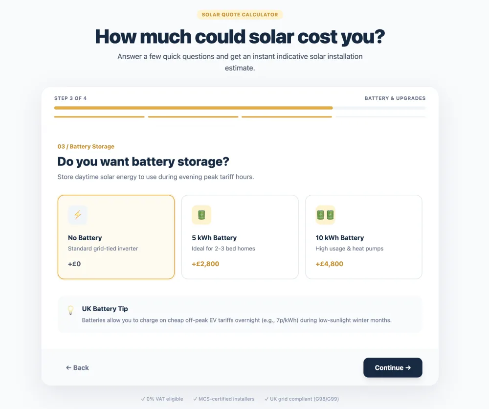 Battery Upgrades