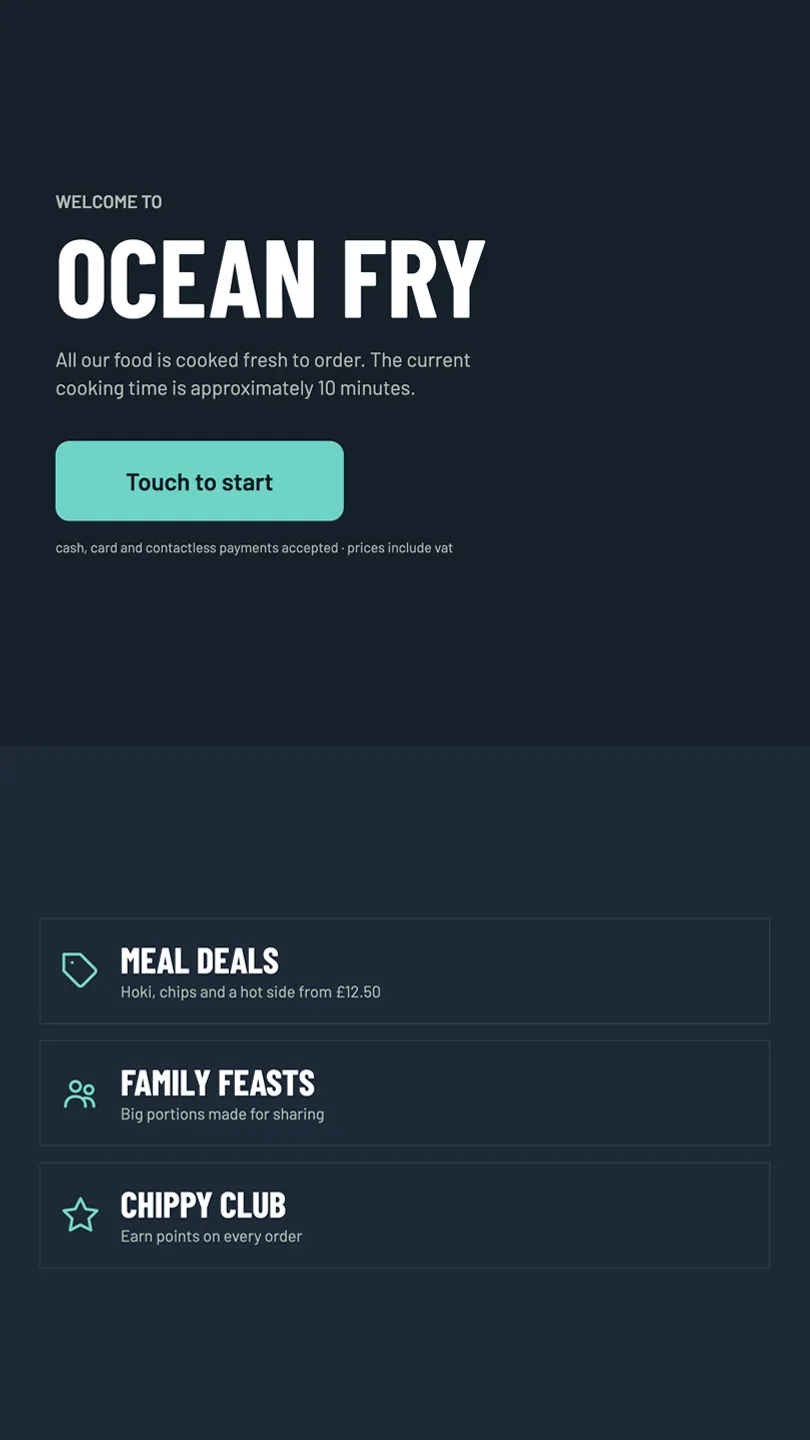 Welcome Screen