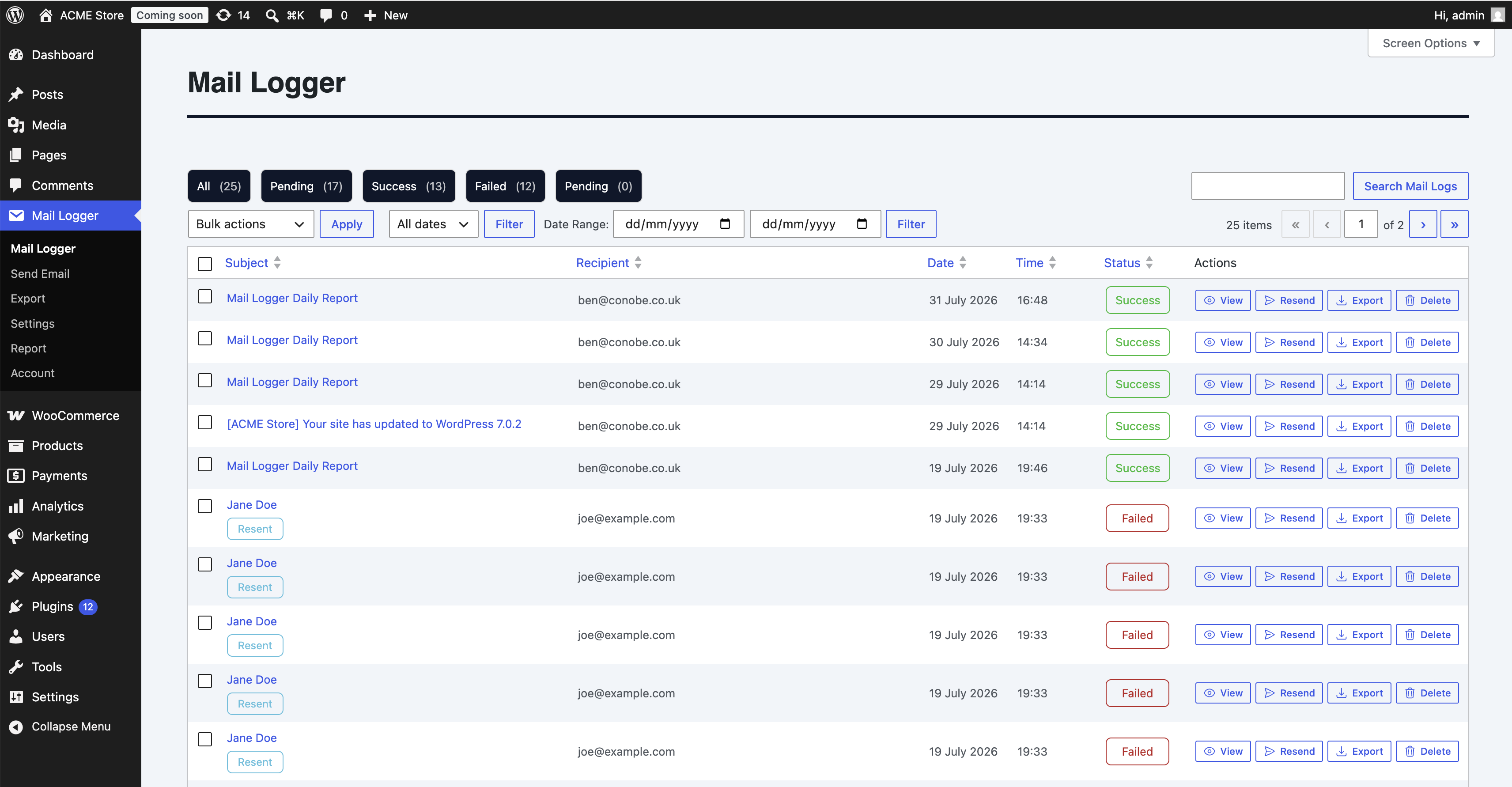 Email Logs thumbnail 12
