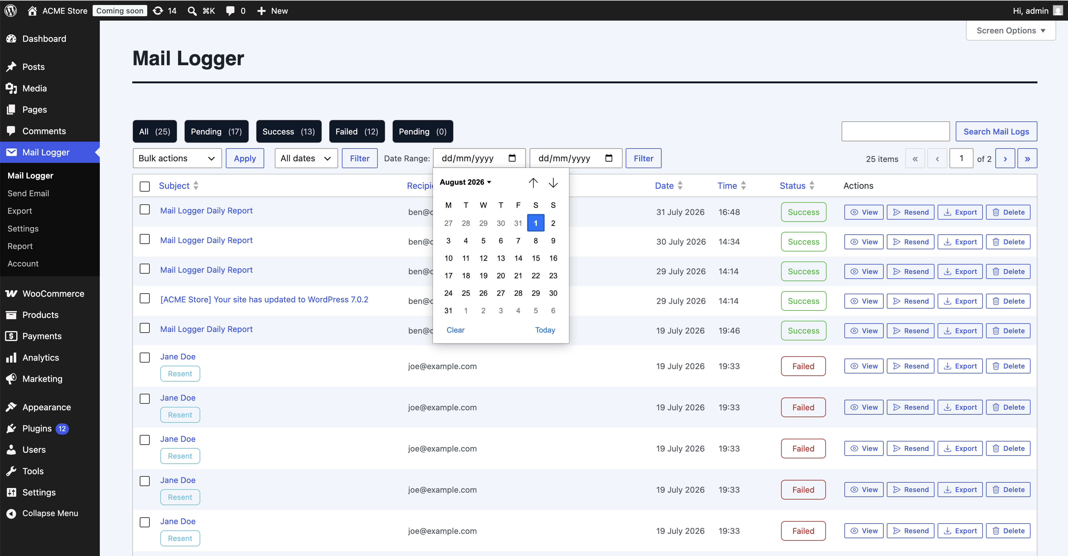 Email Logs thumbnail 13